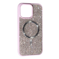 Накладка Diamond with Magnetic для iPhone 14 Pro Max- рожевий Накладка Diamond with Magnetic для iPhone 14 Pro Max- рожевий
