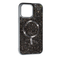 Накладка Diamond with Magnetic для iPhone 15 Pro- сірий Накладка Diamond with Magnetic для iPhone 15 Pro- сірий
