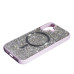 Накладка Diamond with Magnetic для iPhone 16- рожевий Накладка Diamond with Magnetic для iPhone 16- рожевий