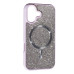 Накладка Diamond with Magnetic для iPhone 16- рожевий