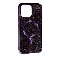 Накладка Diamond with Magnetic для iPhone 16 Pro Max- темно-фіолетовий Накладка Diamond with Magnetic для iPhone 16 Pro Max- темно-фіолетовий