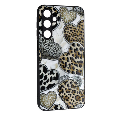 Накладка Fashion Mix 2025 для Samsung A16- Leopard Hearts Накладка Fashion Mix 2025 для Samsung A16- Leopard Hearts