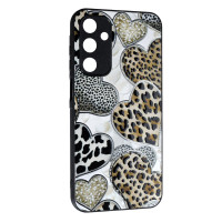 Накладка Fashion Mix 2025 для Samsung A25- Leopard Hearts Накладка Fashion Mix 2025 для Samsung A25- Leopard Hearts
