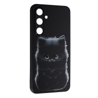 Накладка Fashion Mix 2025 для Samsung S24 FE- Black Cat Накладка Fashion Mix 2025 для Samsung S24 FE- Black Cat