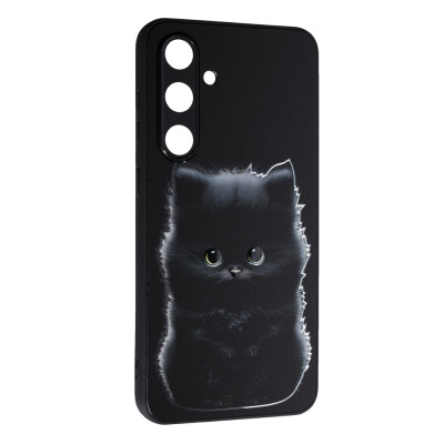 Накладка Fashion Mix 2025 для Samsung S24 FE- Black Cat Накладка Fashion Mix 2025 для Samsung S24 FE- Black Cat