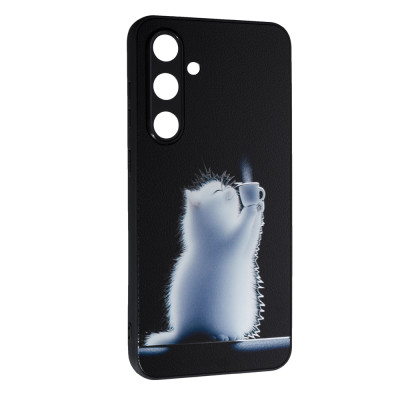 Накладка Fashion Mix 2025 для Samsung S25- White Cat Накладка Fashion Mix 2025 для Samsung S25- White Cat