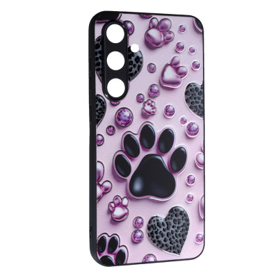 Накладка Fashion Mix 2025 для Samsung S25 Plus- Pink Paws Накладка Fashion Mix 2025 для Samsung S25 Plus- Pink Paws