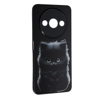 Накладка Fashion Mix 2025 для Xiaomi Redmi A3 / A3x- Black Cat Накладка Fashion Mix 2025 для Xiaomi Redmi A3 / A3x- Black Cat