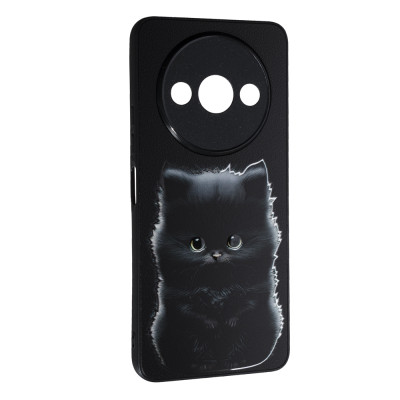 Накладка Fashion Mix 2025 для Xiaomi Redmi A3 / A3x- Black Cat Накладка Fashion Mix 2025 для Xiaomi Redmi A3 / A3x- Black Cat