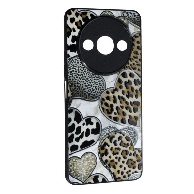 Накладка Fashion Mix 2025 для Xiaomi Redmi A3 / A3x- Leopard Hearts Накладка Fashion Mix 2025 для Xiaomi Redmi A3 / A3x- Leopard Hearts