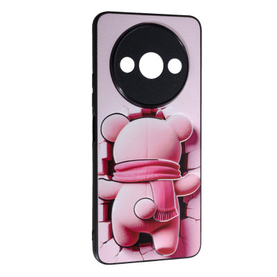Накладка Fashion Mix 2025 для Xiaomi Redmi A3 / A3x- Pink Bear Накладка Fashion Mix 2025 для Xiaomi Redmi A3 / A3x- Pink Bear