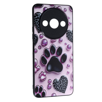 Накладка Fashion Mix 2025 для Xiaomi Redmi A3 / A3x- Pink Paws Накладка Fashion Mix 2025 для Xiaomi Redmi A3 / A3x- Pink Paws