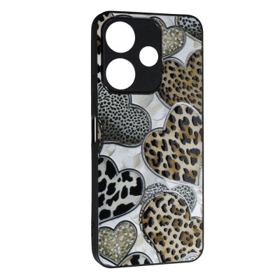 Накладка Fashion Mix 2025 для Xiaomi Redmi 13 4G / Poco M6 4G- Leopard Hearts Накладка Fashion Mix 2025 для Xiaomi Redmi 13 4G / Poco M6 4G- Leopard Hearts