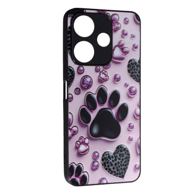 Накладка Fashion Mix 2025 для Xiaomi Redmi 13 4G / Poco M6 4G- Pink Paws Накладка Fashion Mix 2025 для Xiaomi Redmi 13 4G / Poco M6 4G- Pink Paws