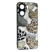 Накладка Fashion Mix 2025 для Xiaomi Redmi 13C 4G / Poco C65- Leopard Hearts