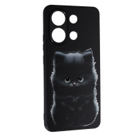 Накладка Fashion Mix 2025 для Xiaomi Redmi Note 13 4G- Black Cat Накладка Fashion Mix 2025 для Xiaomi Redmi Note 13 4G- Black Cat
