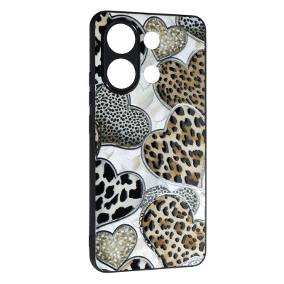 Накладка Fashion Mix 2025 для Xiaomi Redmi Note 13 4G- Leopard Hearts Накладка Fashion Mix 2025 для Xiaomi Redmi Note 13 4G- Leopard Hearts