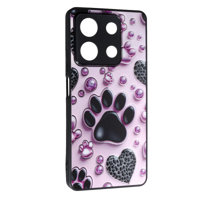 Накладка Fashion Mix 2025 для Xiaomi Redmi Note 13 5G- Pink Paws Накладка Fashion Mix 2025 для Xiaomi Redmi Note 13 5G- Pink Paws