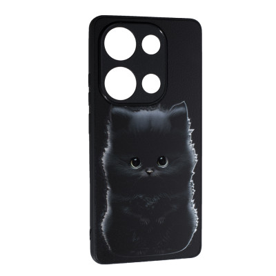Накладка Fashion Mix 2025 для Xiaomi Redmi Note 13 Pro 4G / Poco M6 Pro 4G / Redmi Note 14s- Black Cat Накладка Fashion Mix 2025 для Xiaomi Redmi Note 13 Pro 4G / Poco M6 Pro 4G / Redmi Note 14s- Black Cat