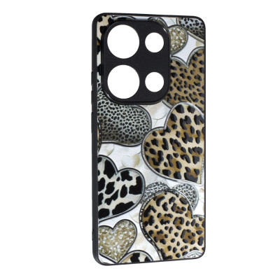 Накладка Fashion Mix 2025 для Xiaomi Redmi Note 13 Pro 4G / Poco M6 Pro 4G / Redmi Note 14s- Leopard Hearts Накладка Fashion Mix 2025 для Xiaomi Redmi Note 13 Pro 4G / Poco M6 Pro 4G / Redmi Note 14s- Leopard Hearts