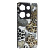 Накладка Fashion Mix 2025 для Xiaomi Redmi Note 13 Pro 4G / Poco M6 Pro 4G / Redmi Note 14s- Leopard Hearts