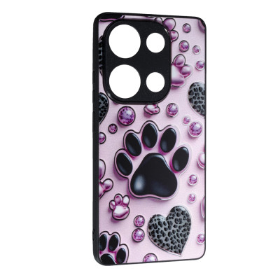 Накладка Fashion Mix 2025 для Xiaomi Redmi Note 13 Pro 4G / Poco M6 Pro 4G / Redmi Note 14s- Pink Paws Накладка Fashion Mix 2025 для Xiaomi Redmi Note 13 Pro 4G / Poco M6 Pro 4G / Redmi Note 14s- Pink Paws