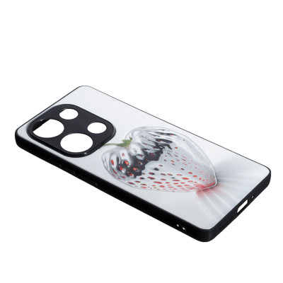 Накладка Fashion Mix 2025 для Xiaomi Redmi Note 13 Pro 4G / Poco M6 Pro 4G / Redmi Note 14s- White Berry Накладка Fashion Mix 2025 для Xiaomi Redmi Note 13 Pro 4G / Poco M6 Pro 4G / Redmi Note 14s- White Berry