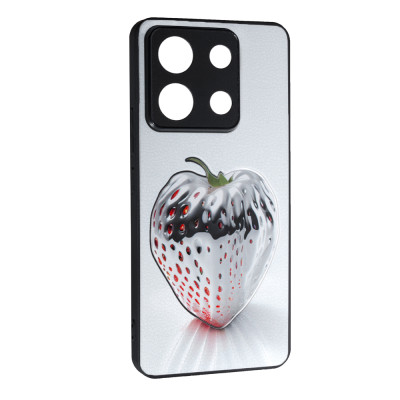 Накладка Fashion Mix 2025 для Xiaomi Redmi Note 13 Pro 5G / Poco X6- White Berry Накладка Fashion Mix 2025 для Xiaomi Redmi Note 13 Pro 5G / Poco X6- White Berry