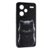 Накладка Fashion Mix 2025 для Xiaomi Redmi Note 13 Pro Plus 5G- Black Cat