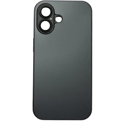 Накладка Sapphire Matte Glass Full для iPhone 16- чорний Накладка Sapphire Matte Glass Full для iPhone 16- чорний