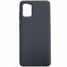 Накладка (з мікрофіброю) Silicone Cover Lakshmi для Samsung A71- темно-сірий