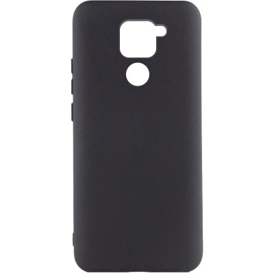 Накладка (з мікрофіброю) Silicone Cover Lakshmi для Xiaomi Redmi Note 9- чорний