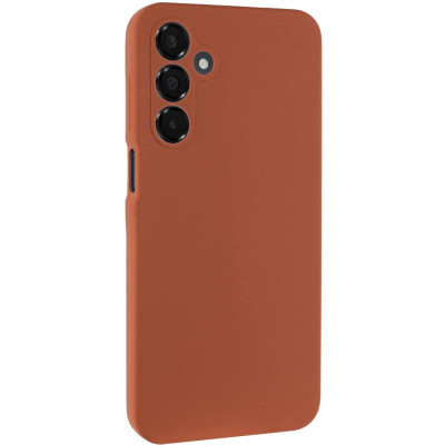 Накладка (з мікрофіброю) Silicone Cover Lakshmi Full Camera для Samsung A16 4G/5G- коричневий