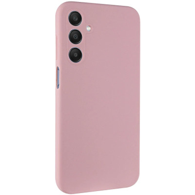 Накладка (з мікрофіброю) Silicone Cover Lakshmi Full Camera для Samsung A26 5G- рожевий пісок