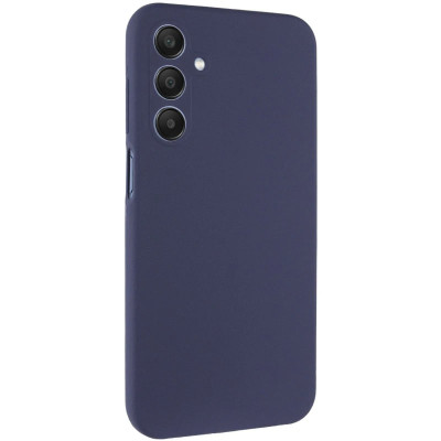 Накладка (з мікрофіброю) Silicone Cover Lakshmi Full Camera для Samsung A26 5G- темно-синій