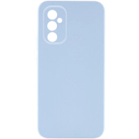 Накладка (з мікрофіброю) Silicone Cover Lakshmi Full Camera для Samsung A56 5G- небесно-блакитний