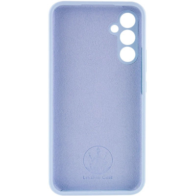 Накладка (з мікрофіброю) Silicone Cover Lakshmi Full Camera для Samsung A56 5G- небесно-блакитний