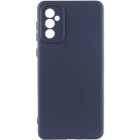 Накладка (з мікрофіброю) Silicone Cover Lakshmi Full Camera для Samsung A56 5G- темно-синій