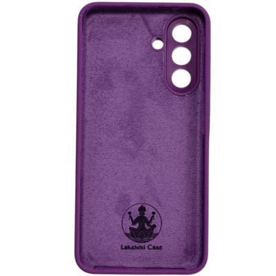 Накладка (з мікрофіброю) Silicone Cover Lakshmi Full Camera для Samsung A56 5G- фіолетовий