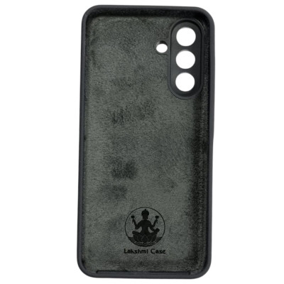 Накладка (з мікрофіброю) Silicone Cover Lakshmi Full Camera для Samsung A56 5G- темно-сірий