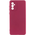 Накладка (з мікрофіброю) Silicone Cover Lakshmi Full Camera для Samsung A56 5G- марсала
