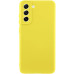 Накладка (з мікрофіброю) Silicone Cover Lakshmi Full Camera для Samsung S21 FE- жовтий