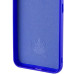 Накладка (з мікрофіброю) Silicone Cover Lakshmi Full Camera для Samsung S21 FE- ультра-синій