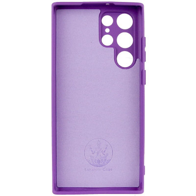 Накладка (з мікрофіброю) Silicone Cover Lakshmi Full Camera для Samsung S25 Ultra- фіолетовий
