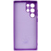 Накладка (з мікрофіброю) Silicone Cover Lakshmi Full Camera для Samsung S25 Ultra- фіолетовий