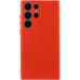 Накладка (з мікрофіброю) Silicone Cover Lakshmi Full Camera для Samsung S25 Ultra- червоний