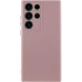 Накладка (з мікрофіброю) Silicone Cover Lakshmi Full Camera для Samsung S25 Ultra- рожевий пісок