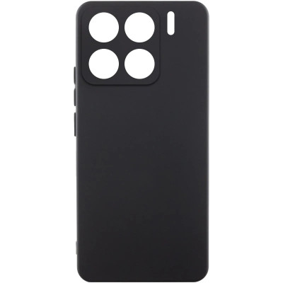 Накладка (з мікрофіброю) Silicone Cover Lakshmi Full Camera для Xiaomi 15- чорний
