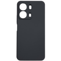 Накладка (з мікрофіброю) Silicone Cover Lakshmi Full Camera для Xiaomi Redmi 13C 4G / Poco C65- темно-сірий
