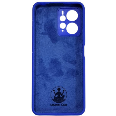 Накладка (з мікрофіброю) Silicone Cover Lakshmi Full Camera для Xiaomi Redmi Note 12 4G- ультра-синій